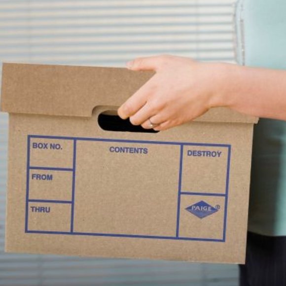 File Storage Boxes 6 Pack with handles - Picture 5 of 6